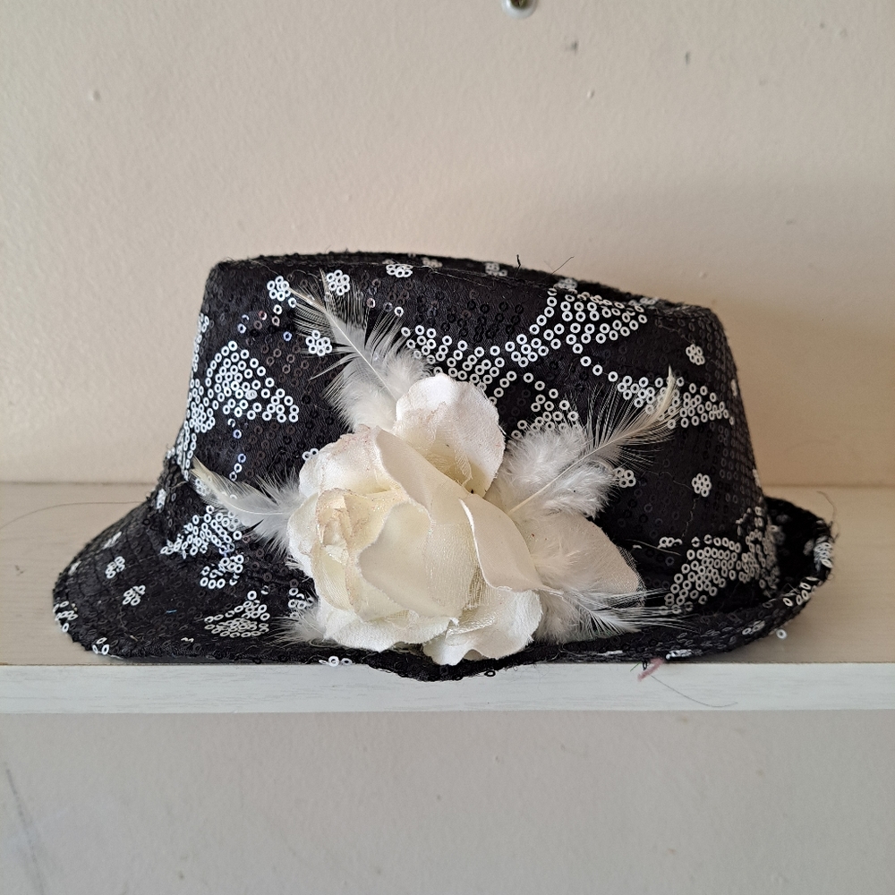 Hat Fedora Sequin Dance Costume Jazz Hat